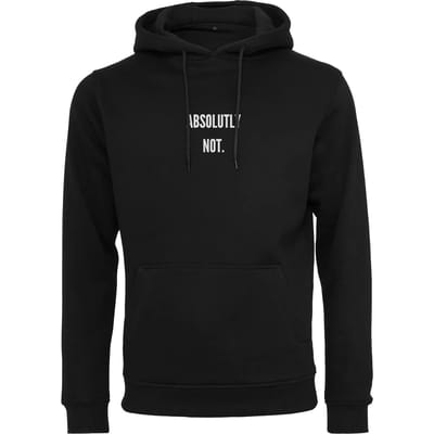 Mister Tee - Absolutely Not Hoodie/trui - XS - Zwart