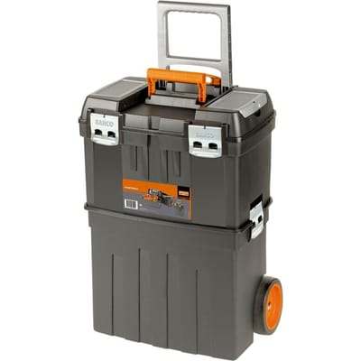 Bahco Zware Kunststof Kist met Wielen 4750PTBW47