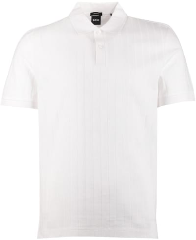 Hugo Boss poloshirt korte mouw wit