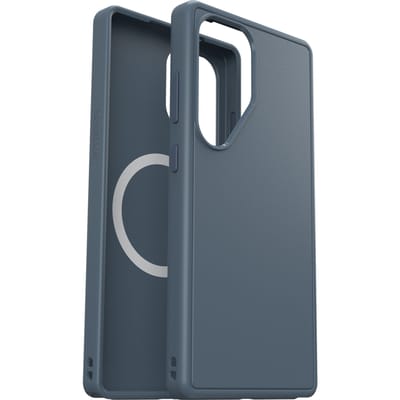 OtterBox Symmetry Hoesje Geschikt voor Samsung Galaxy S25 Ultra | Back Cover met Magneet | Compatibel met MagSafe / Qi2 | Duurzaam | Blauw
