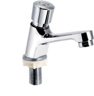 Dailygoods- Kraan Waterbesparend - G1/2 Draad - Messing - Tijdvertraging 4-6 Seconden - Eenvoudig te Installeren - Roestbestendig - Waterkraan