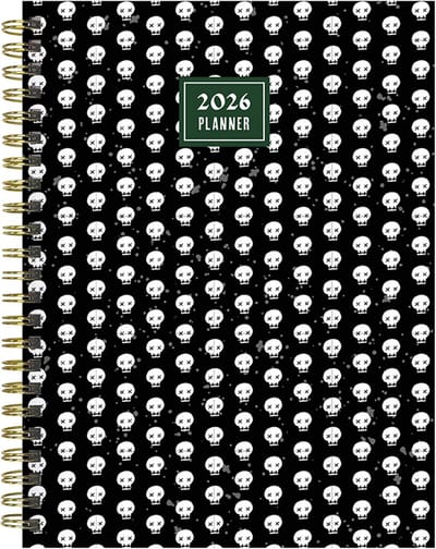 2026 Medium Planner - Week- en Maandoverzicht met Skulls & Spells Thema