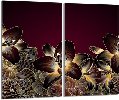 TMK ArtDeko Orchidea - Snijplank - Glas - 30x52cm - Beschermende Afdekplaat