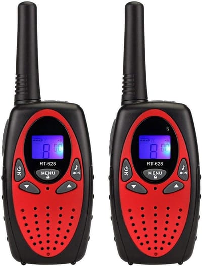 Walkie Talkie Voor Kinderen - 2 Stuks - Speelgoed Voor Jongens en Meisjes - Ideaal Voor Buitenspelen En Contact Houden - 2.5mm AUX Aansluiting