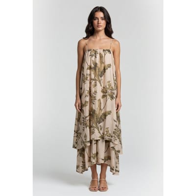 & Other Stories Allison Dress Beige Größe: XS | Maxikleider Outlet | Damen | Braun