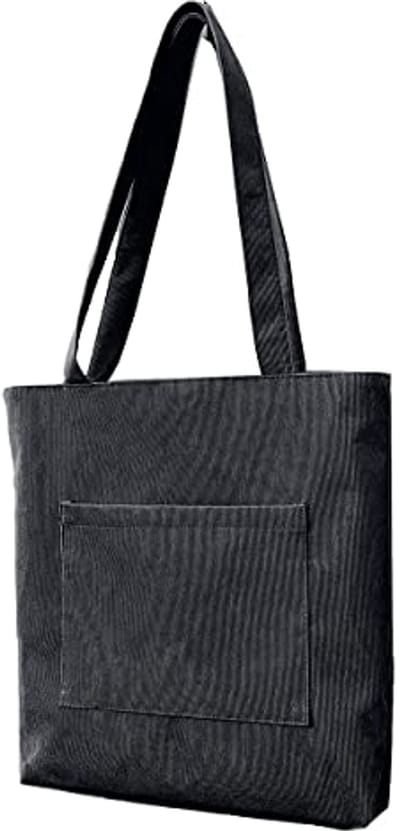 Grote Damesshopper met Ritssluiting en Koord - Perfecte Draagtas voor Werk en Vrije Tijd