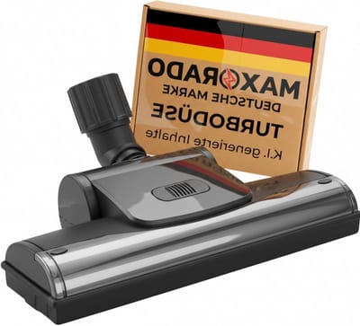 Vloermondstuk Turboborstel - Stofzuiger Mondstuk - Efficiënt Schoonmaken - Roterende Turboroller - 295 cm Breed - Zwart