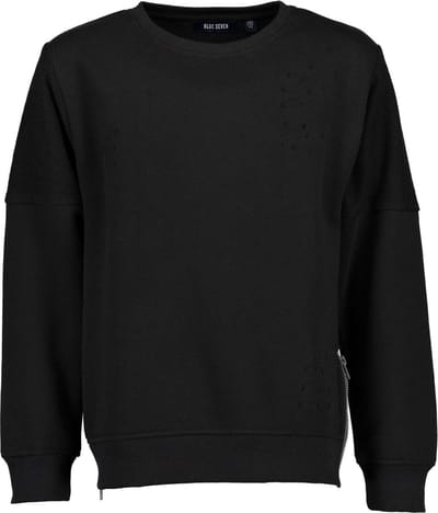 Blue Seven - Jongens sweater - Zwart - Maat 176