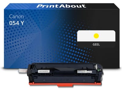 PrintAbout huismerk Toner 054 Y Geel Geschikt voor Canon