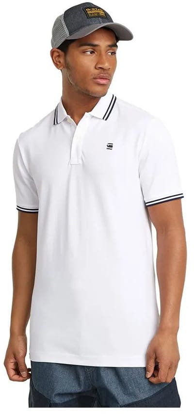 G-star Dunda Korte Mouw Poloshirt Wit S Man
