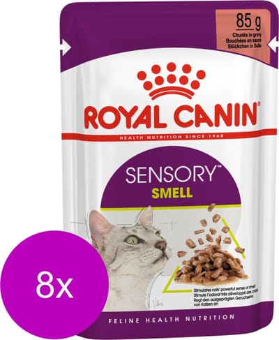 Royal Canin Sensory Multipack Smell - In Gravy - Kattenvoer - 8 x 12x85 g