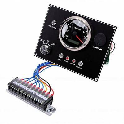 Boot Toerenteller Paneel - RPM Meter Schepen - Motorbewaking Jachten - Hoge Nauwkeurigheid Alarmfunctie - 210 mm x 160 mm