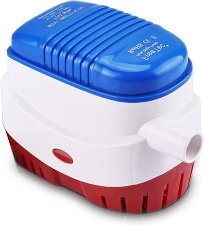 Bilgenpomp 12 V automatische dompelboot bilgepomp waterpomp - 750 GPH 47 LPM - met vlotterschakelaar