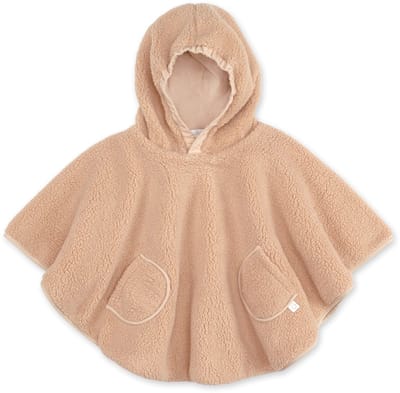 BEMINI Reisponcho 9-36m - Warme teddy - Natural