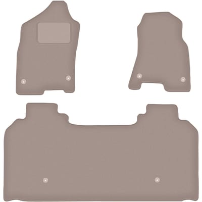 Beige velours vloermatten voor: Dodge RAM 1500 lang (2019)