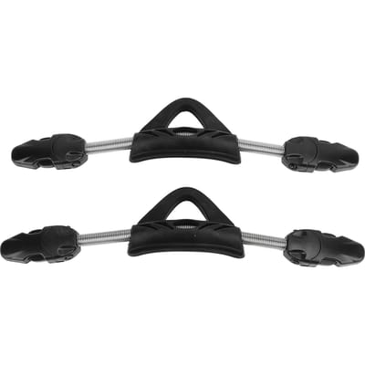 2PCS Sangle de Palmes à Ressort de Plongée Acier Inoxydable Sangle de Talon de Palmes de Plongée avec Boucles à Dégagement Rapide pour Plongée Sous-Marine S noir