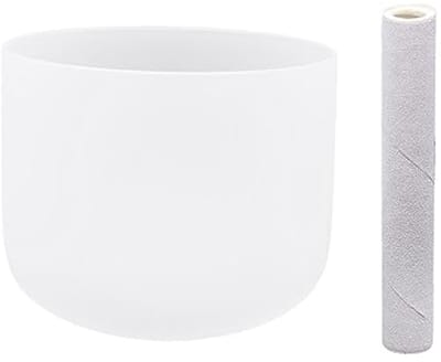 Kwartskristal klankschaal 20 cm - Chakra kom voor meditatie, gebed en stressvermindering