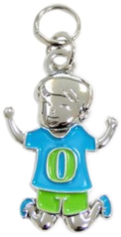 Bedeltje - O - Jongen - Charms for you