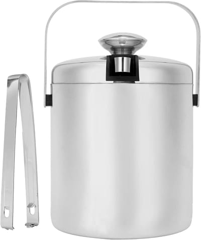 EGoods - IJsemmet 1300 ml voor huisbar met deksel, zeef en ijstang