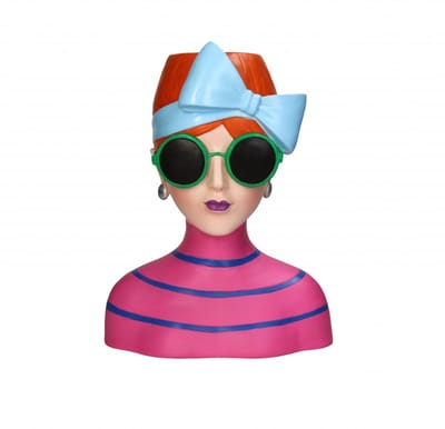 Vaas Fashion Lady Polyresin Multicolor 24x30x17 cm (BxHxD)
