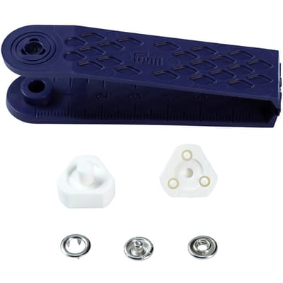 Naaivrijdrukknopen JERSEY tandring 10 mm zilverkleurig 10 st. - Drukknopen Jersey - Prym