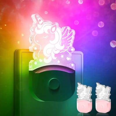 Lexium Nachtlampje Babykamer - Nachtlampje Baby - Nacht Lamp - Kinder Nachtlampje - Warm Wit - Kinderen & Baby