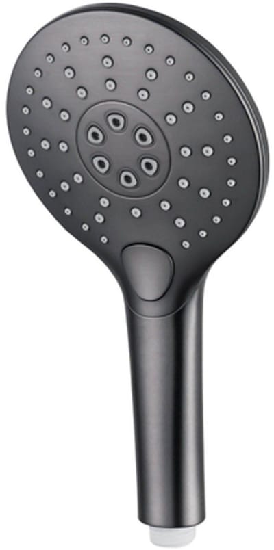 FugaFlow Eccelente Sobrado Badkamer Handdouche Douchekop douche - ø12cm - rond - 3 standen - geborsteld RVS PVD - ø12cm - rond - 3 standen - Gunmetal PVD