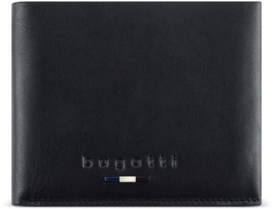 Bugatti Romeo Portemonnee Leer 11.5 cm - Jongens - Horizontaal - schwarz