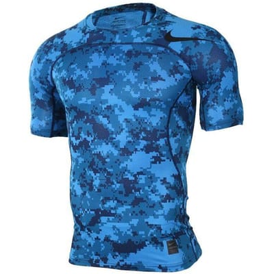 T-shirts Nike Homme Bleu Col Rond Coupe Droite Modérée 828177-457 L blue