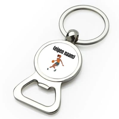 Akyol - basketbal vrouw met eigen naam flesopener - Basketbal - iemand die op basketbal zit - sport - verjaardag cadeau - kado - geschenk - 9 bij 3 cm