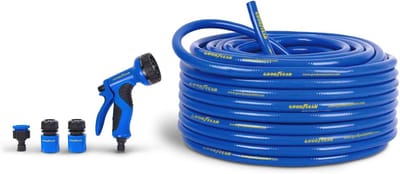 Tuinslang 25m met Multifunctioneel Spuitpistool en 3 Raccords - Flexibel en Duurzaam
