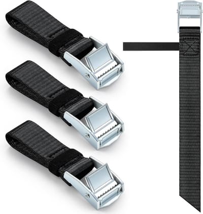 Spanband - Sjorband Vastzetband - Goederen Vervoeren - Stevig Materiaal - 0.5 Meter - Zwart