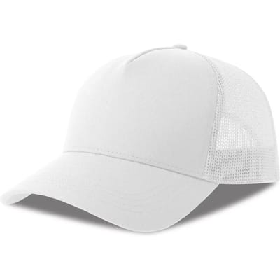 Atlantis Headwear Rapper Cotton-S Cap AT535 - WHITE/WHITE - One size