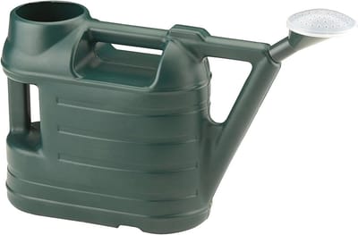 Groene tuin gieter met sproeierroos - 6,5 liter voor lichte bewatering