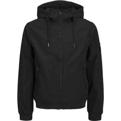 Jack & Jones Basic Hooded Softshell Jas Heren (plussize)