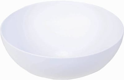 Ben Elina Ronde Waskom - Ø 40 cm - Solid Surface - Wit - Wastafel - Opbouw