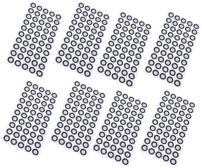 Dailygoods- 3D-scanmarkeringen 500 Stuks - Hoge Reflectiviteit - Scheurweerstand - Waterdicht - Herbruikbaar - Binnendiameter 6 mm - Trackingmarkers