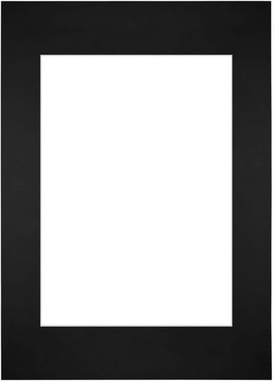 Passe-Partout Fotomaat 29,7x42 cm - Lijstmaat 42x59,4 cm - Zwart - Museumkarton - Fotolijst niet inbegrepen