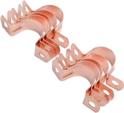 Sanivesk zadel laag 15mm koper 10 stuks