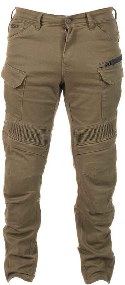 MOTOBLOUZ Motorbroek WAYNE Mannen Khaki XXL CE-gekeurd