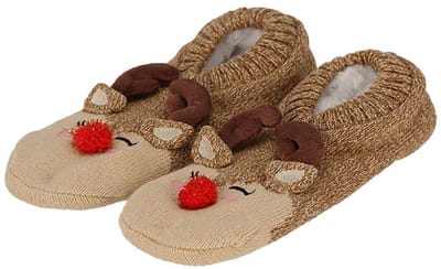 Apollo - sloffen - gevoerd - eland kerst - maat 37-39