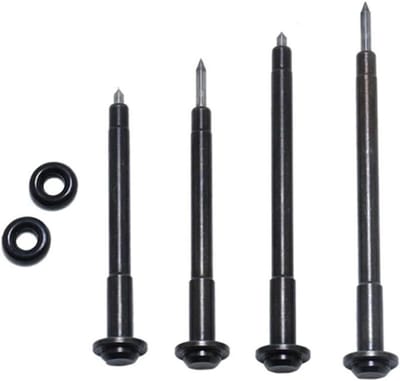 Graveerpen Punt - Precisie Tip - Materialen Bewerken - Voor Harde Oppervlakken - 52 mm - Zwart