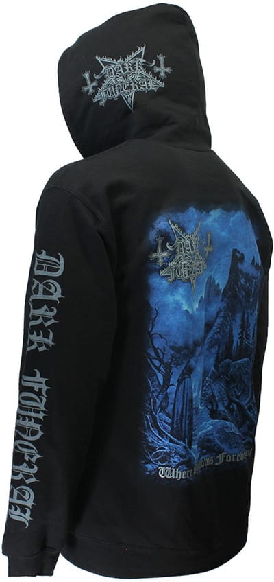 Dark Funeral Where Shadows Forever Reign Zipper Hoodie Vest - Officiële Merchandise - L