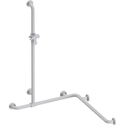 HEWI series 477/801 shower handrail with sliding shower rail 801.35B310 98