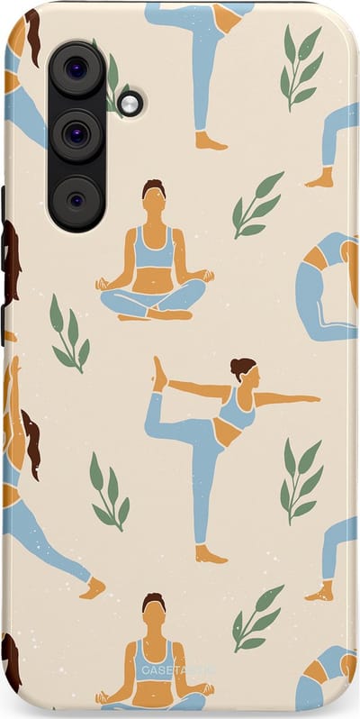 Casetastic Hoesje Geschikt voor Samsung A54 (5G) - Stijlvolle Beschermende Duo-layer Case - Yoga zen
