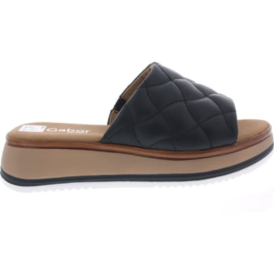 Dames Slippers Gabor 82.741.57 Zwart - Maat 6½  Maat 40