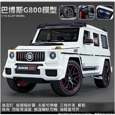 1:18 G800 Hoge Simulatie Diecast Metaallegering Modelauto Geluid Licht Pull Back Collectie Kinder Speelgoed Cadeau