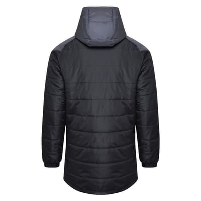 Umbro Gewatteerd herenjack (Zwart/Koolstof)