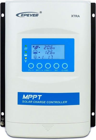 MPPT Zonne-energie Laadregelaar tot 40A met LCD Display voor 12/24/36/48VDC