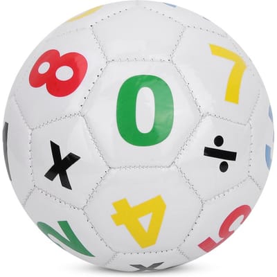 Kinderen Buitensport Voetbal Voetbal Maat 2 Oefening Sportuitrusting(Wit Nummer) white